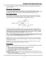 Предварительный просмотр 14 страницы Advanced Instruments GPR-1200 Owner'S Manual