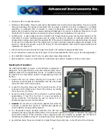 Предварительный просмотр 14 страницы Advanced Instruments GPR-2500 Owner'S Manual