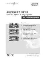 Advanced Keys AK-104 Installation Manual preview
