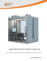 Advanced Kiosks Aegis Booth Kiosk Owner'S Manual предпросмотр