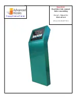 Предварительный просмотр 1 страницы Advanced Kiosks Enviro Owner'S Manual