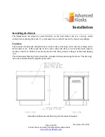 Preview for 5 page of Advanced Kiosks Island Kiosk Owner'S Manual