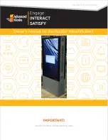 Advanced Kiosks Outdoor Monolith Owner'S Manual предпросмотр