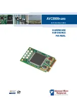 Advanced Micro Computers AVC8000nano Hardware Reference Manual preview