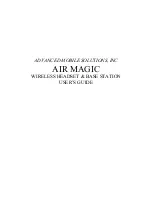 ADVANCED MOBILE SOLUTIONS, INC AIR MAGIC User Manual предпросмотр