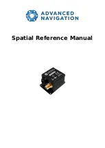 Предварительный просмотр 1 страницы Advanced Navigation Spatial Dual Reference Manual