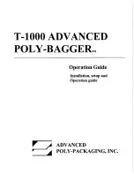Advanced Poly-Packaging Advanced Poly-Bagger T-1000 Operation Manual preview
