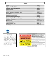 Preview for 3 page of Advanced Radiant Systems Cool-Space CSW-12-VD Owner'S Manual