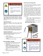 Preview for 13 page of Advanced Radiant Systems Cool-Space CSW-12-VD Owner'S Manual