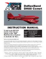 advanced scale models DeHavilland DH88 Comet Instruction Manual предпросмотр