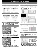 Предварительный просмотр 2 страницы Advanced Technology Video FA-HDX16 Quick Setup Manual