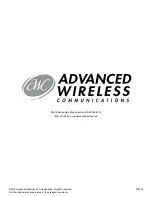 Предварительный просмотр 8 страницы Advanced Wireless Communications AWR-CB2100 Operator'S Manual