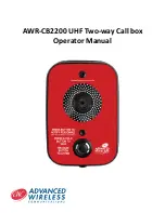 Advanced Wireless Communications AWR-CB2200 Operator'S Manual preview