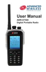 Предварительный просмотр 1 страницы Advanced Wireless Communications AWR-D7500 User Manual