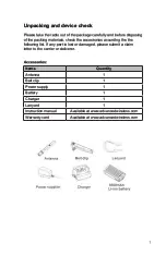 Предварительный просмотр 7 страницы Advanced Wireless Communications AWR-D7500 User Manual