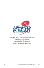 Предварительный просмотр 20 страницы Advanced Wireless Communications AWR-DM7700 User Manual