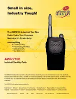 Advanced Wireless Communications awr2108 Brochure preview