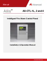 Advanced Axis AX-CTL-1L Installation & Operation Manual preview