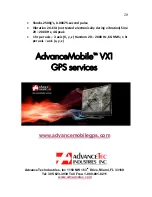 Preview for 20 page of AdvanceTec AdvanceMobile VX1 Installation & User Manual