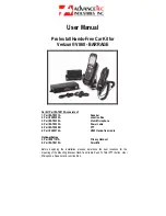 Preview for 1 page of AdvanceTec Verizon V860 - BARRAGE User Manual