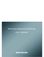 advanio Wolf Series RS-485 User Manual preview