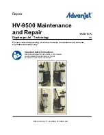 Advanjet HV-9500 Series Maintenance And Repair предпросмотр