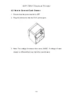 Предварительный просмотр 13 страницы AdvanPOS WP-T810 User Manual