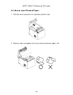 Предварительный просмотр 15 страницы AdvanPOS WP-T810 User Manual