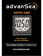 ADVANSEA Depth S400 User Manual preview