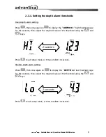 Preview for 10 page of ADVANSEA Depth S400 User Manual