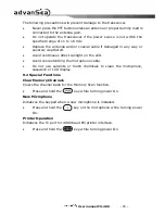 Preview for 55 page of ADVANSEA FX-400 User Manual
