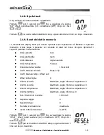 Preview for 138 page of ADVANSEA Speed s400 User Manual