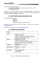 Preview for 203 page of ADVANSEA Speed s400 User Manual