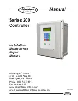 Предварительный просмотр 1 страницы Advantage Controls 200 Series Manual