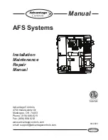 Preview for 1 page of Advantage Controls AFS Systems Manual