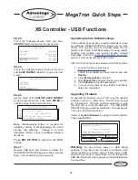 Предварительный просмотр 21 страницы Advantage Controls MegaTrom XSi Product Manual