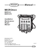 Предварительный просмотр 1 страницы Advantage Controls MICROtron MICRO-C Manual