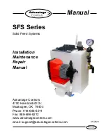 Preview for 1 page of Advantage Controls SFS Series Installation Maintenance Repair Manual