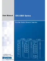 Preview for 1 page of Advantage EKI-5000 Series User Manual