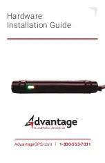 Preview for 1 page of Advantage Experience Evo Hardware Installation Manual