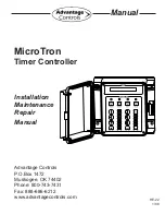 Preview for 1 page of Advantage MicroTron Installation Manual