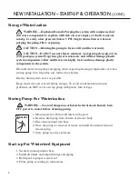 Preview for 8 page of Advantage Pool Pumps Owner'S Manual Installation, Operation & Parts