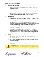 Preview for 8 page of Advantage Sentra SK Series Instruction Manual