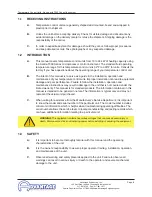 Preview for 8 page of Advantage SENTRA SRT-1045-300 Instruction Manual