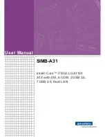 Advantage SIMB-A31 User Manual preview