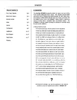 Preview for 2 page of Advantage SPM522D Operation Manual