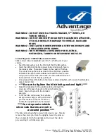 Preview for 2 page of Advantage SportsRack tiltAWAY Assembly Instructions