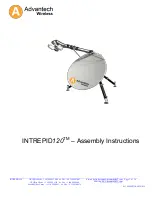 Advantech Wireless INTREPID120 Assembly Instructions Manual предпросмотр