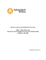 Advantech Wireless SSPBMg-C400-BRE Installation And Operating Manual предпросмотр