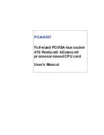 Preview for 1 page of Advantech 2 PCA-6187G2-00A2 User Manual